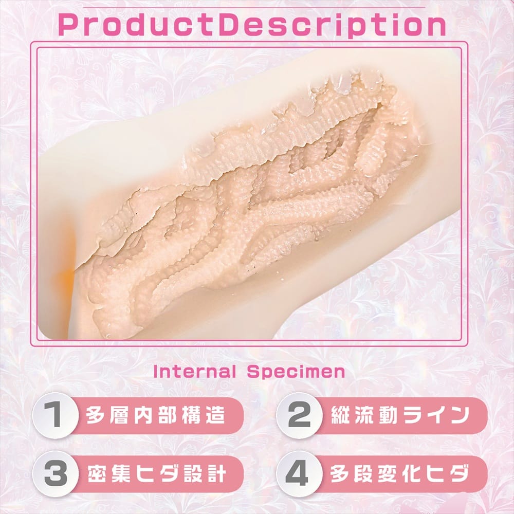 Magic Eyes - Tactile Specimen Tsutsumi Manual Onahole Stroker (Beige) MG1175 Durio.sg