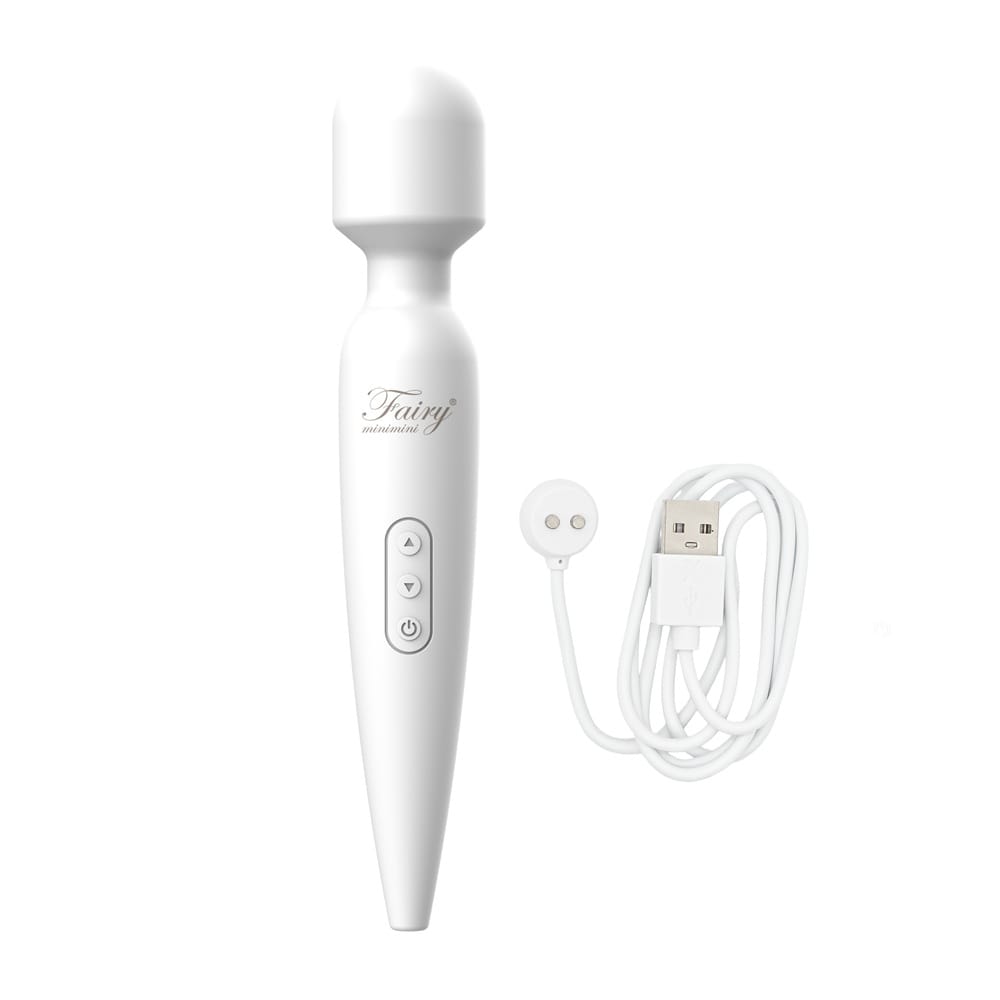 Media Craft - Fairy Mini Mini Cordless Wand Massager (White) OT1276 Durio.sg