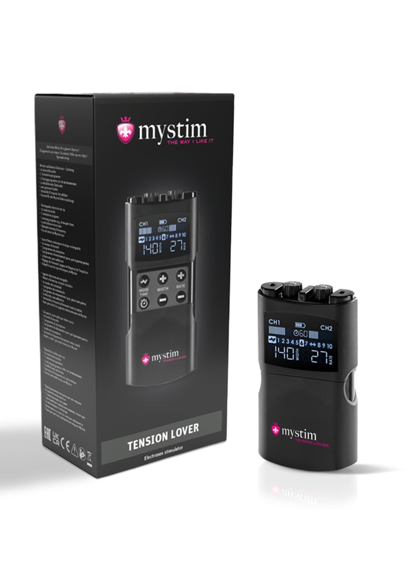 Mystim - Tension Lover 2 Rechargeable MTM1041 Durio.sg