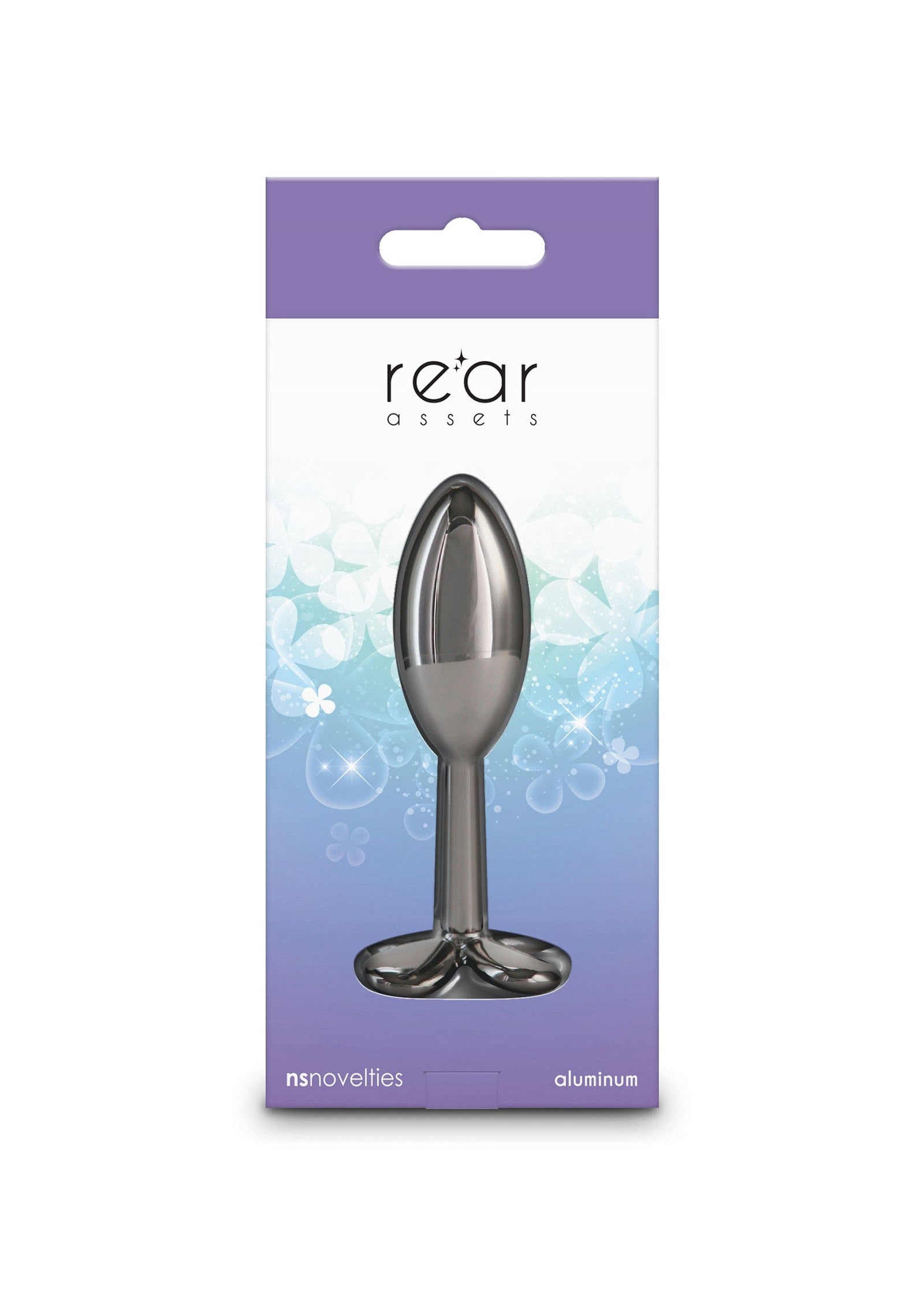 NS Novelties - Rear Assets Clover Aluminium Anal Plug (Gunmetal) NS1174 Durio.sg