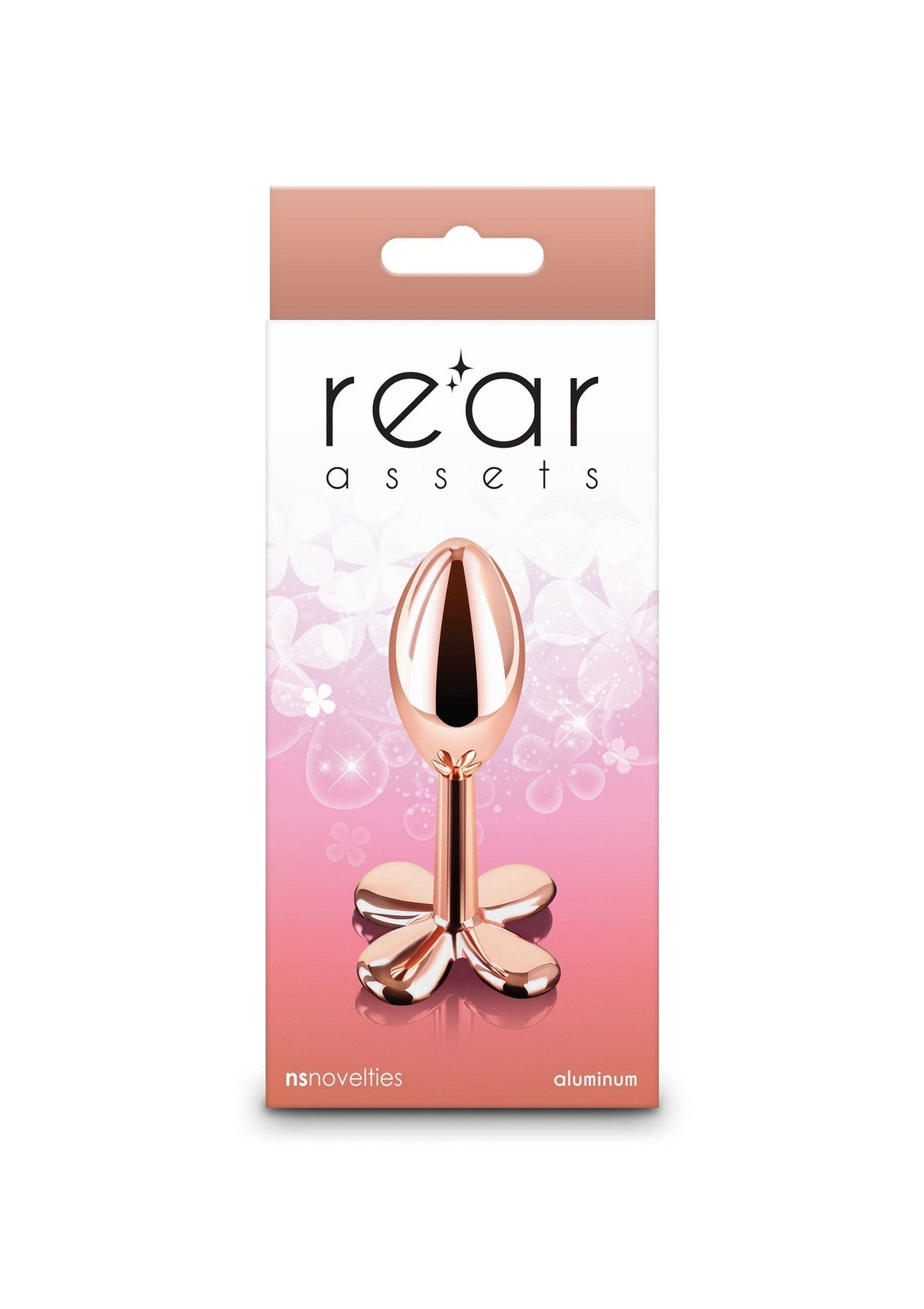 NS Novelties - Rear Assets Clover Aluminium Anal Plug (Gunmetal) NS1174 Durio.sg