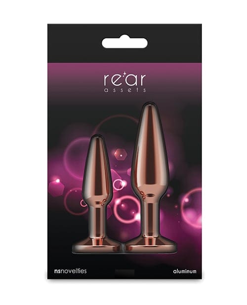 NS Novelties - Rear Assets Tapered Metal Anal Plug Training Set Durio.sg