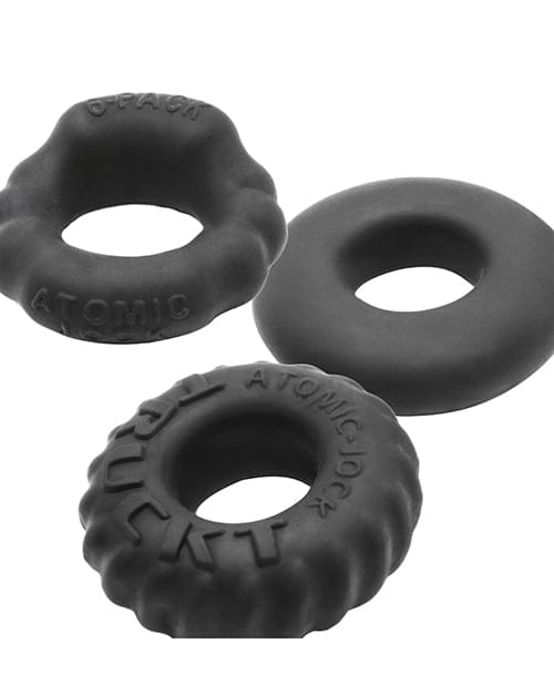 Oxballs - Bonemaker Night Edition Three-Piece Cock Ring Set OX1058 Durio.sg