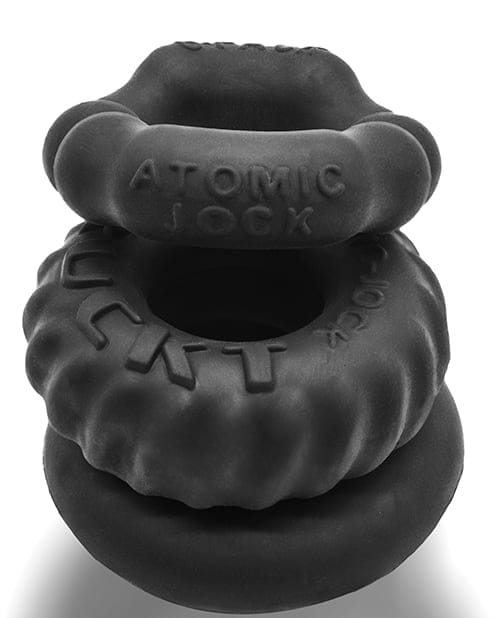 Oxballs - Bonemaker Night Edition Three-Piece Cock Ring Set OX1058 Durio.sg