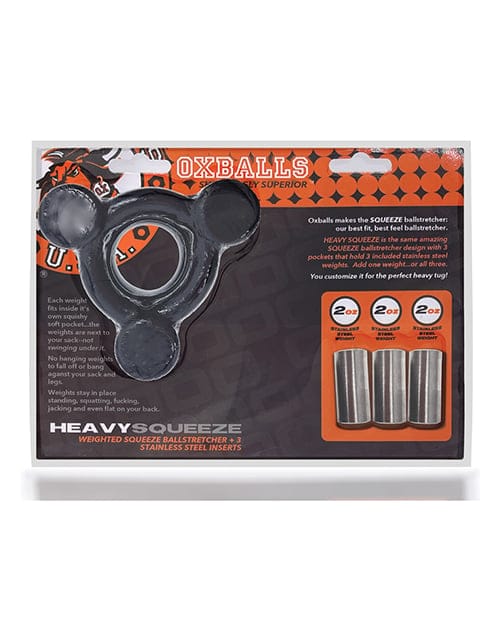 Oxballs - Heavy Squeeze Weighted Ball Stretcher (Black) OX1059 Durio.sg