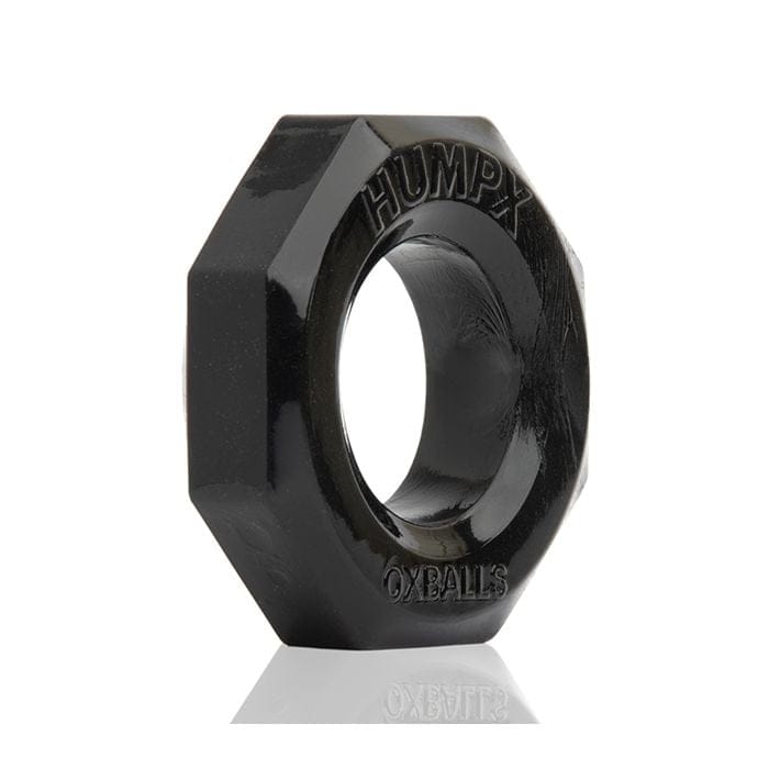 Oxballs - HUMP-X Flat-Inner Stretch Cock Ring (Black) OX1060 Durio.sg