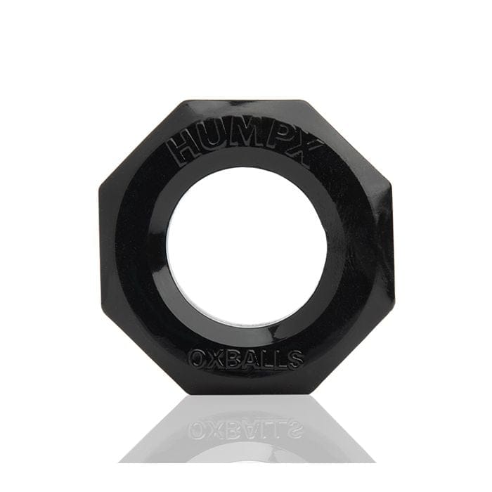 Oxballs - HUMP-X Flat-Inner Stretch Cock Ring (Black) OX1060 Durio.sg