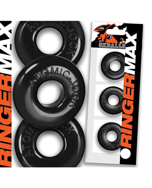Oxballs - Ringer Max Three-Piece Stretch Cock Ring Set Durio.sg