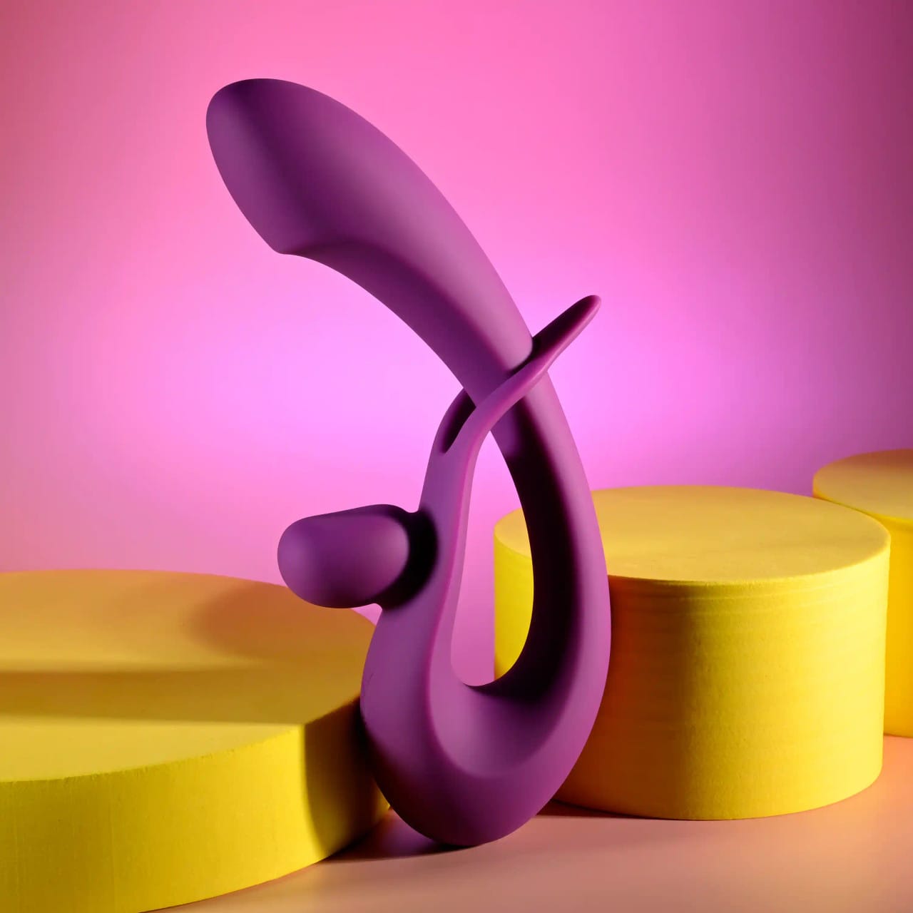 Playboy - Cha Cha Slide Adjustable Rechargeable Rabbit Vibrator (Purple) PLB1030 Durio.sg