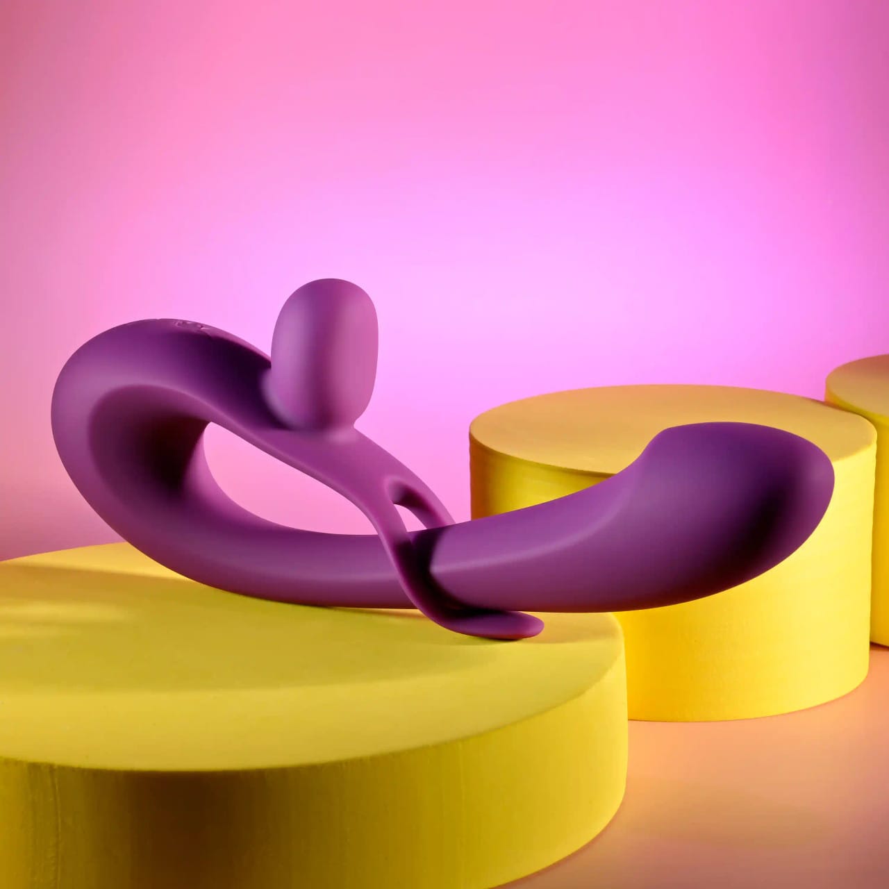 Playboy - Cha Cha Slide Adjustable Rechargeable Rabbit Vibrator (Purple) PLB1030 Durio.sg