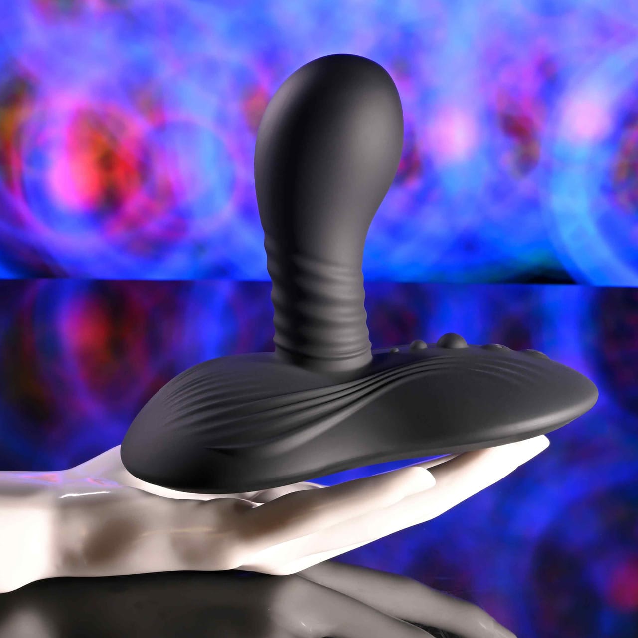 Playboy - Sittin’ and Spinnin’ Remote-Controlled Ride-On Vibrator (Black) PLB1031 Durio.sg