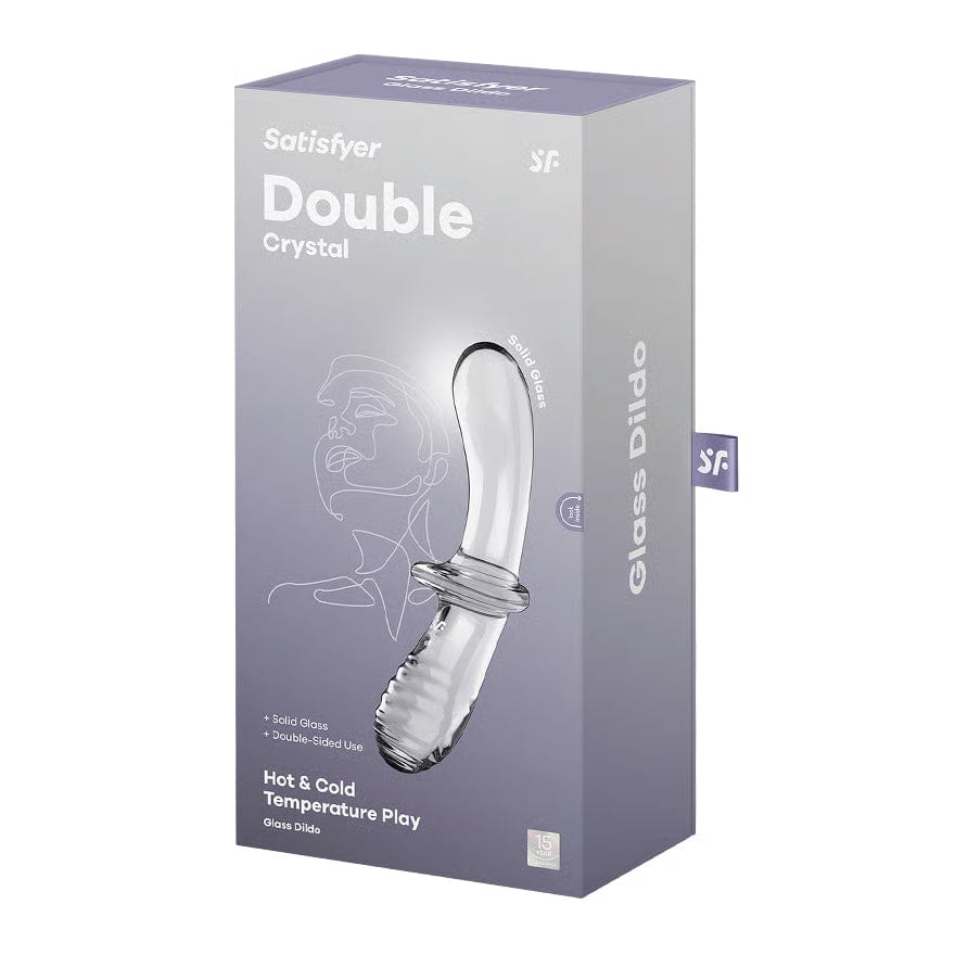 Satisfyer - Double Crystal Glass Dildo (Clear) STF1320 Durio.sg