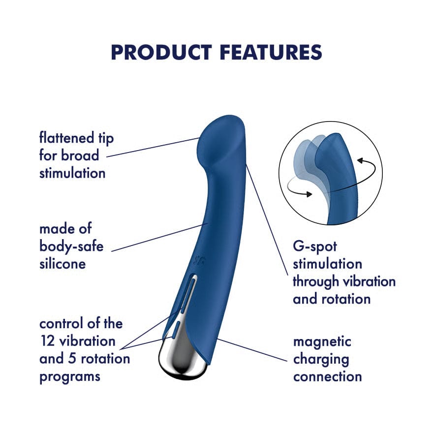 Satisfyer - Spinning G-Spot 1 Rotating G Spot Vibrator Durio.sg