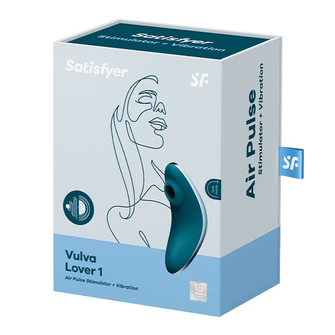 Satisfyer - Vulva Lover 1 Air Pulse Vibration Clitoral Stimulator Durio.sg