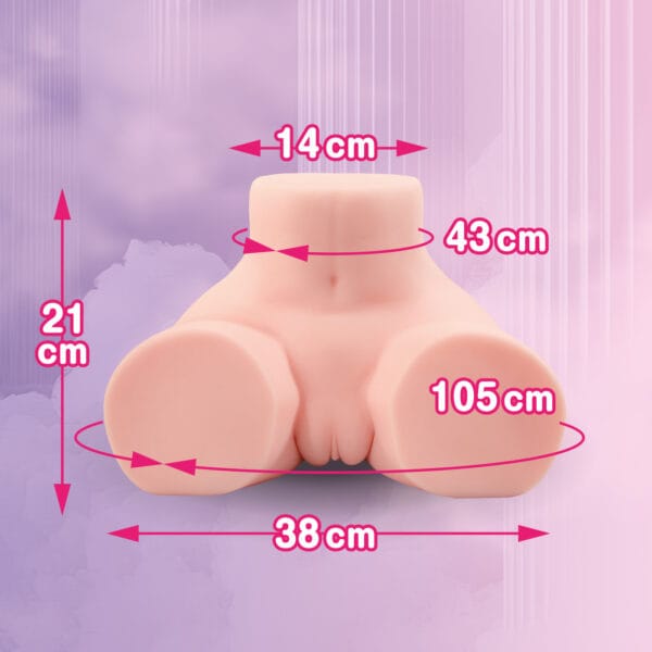 Seiraku Toys - Cherry Hyper Realistic 3D Torso Masturbator (Beige) SRT1016 Durio.sg