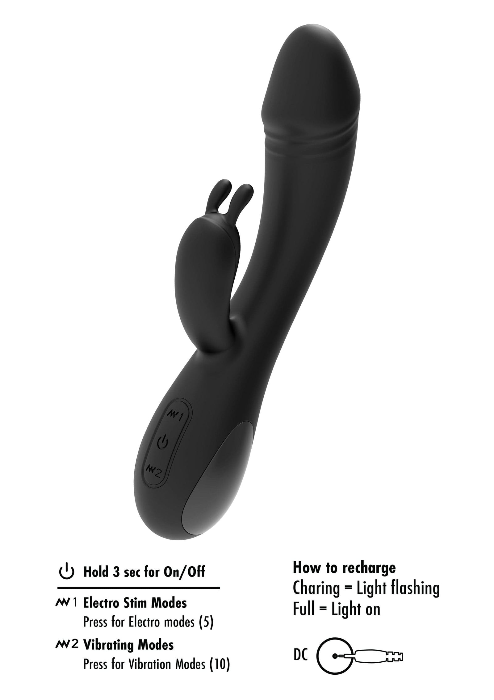 She.E.O - E-Stim Rabbit Vibrator SEO1002 Durio.sg