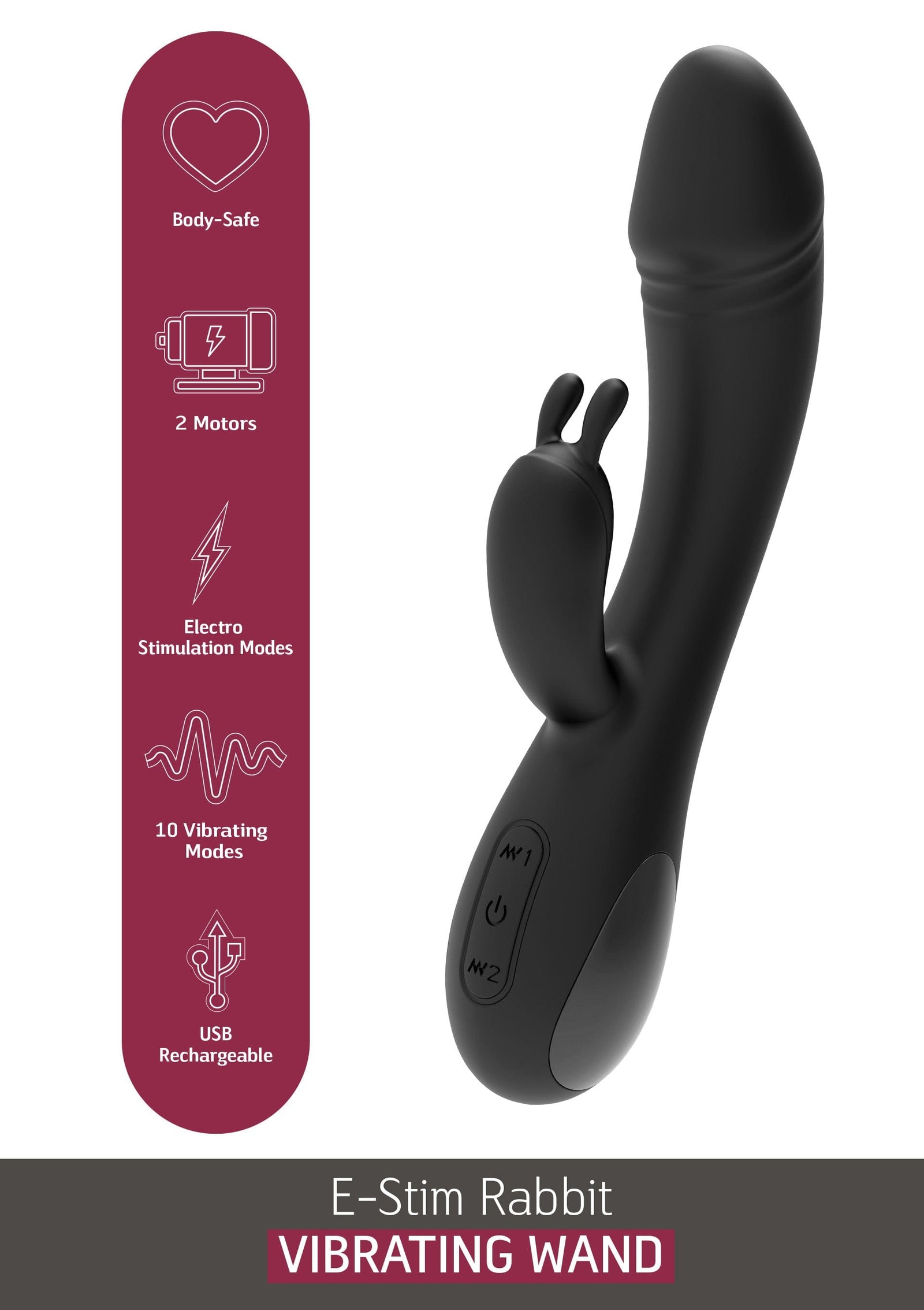 She.E.O - E-Stim Rabbit Vibrator SEO1002 Durio.sg