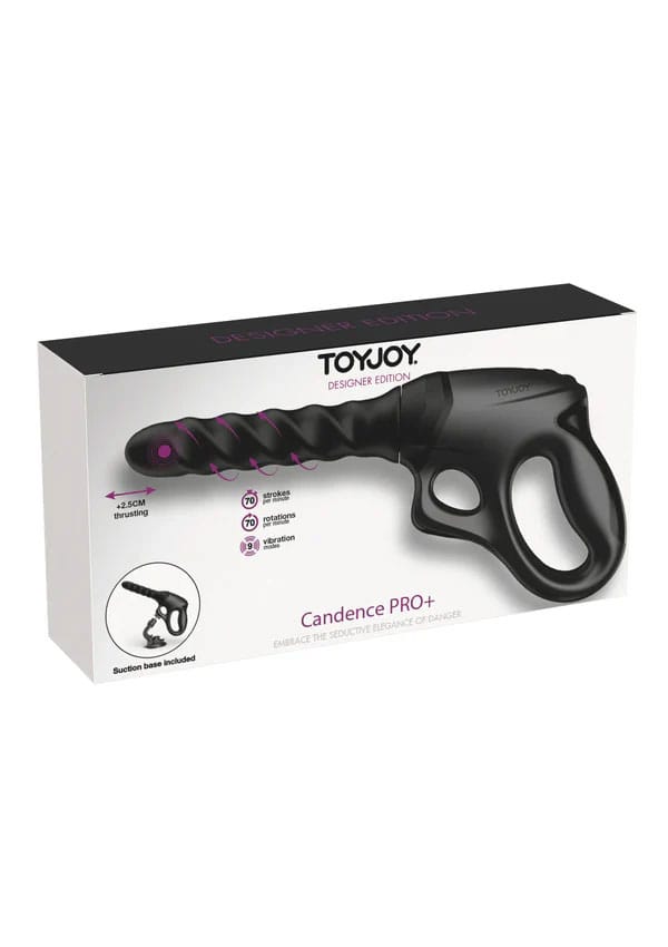 ToyJoy - Cadence Pro+ Rotating Gun Vibrator (Black) TJ1079 Durio.sg