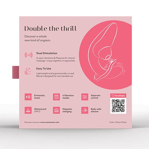 WE VIBE - Blend Dual Stimulation G Spot Clit Massager CherryAffairs