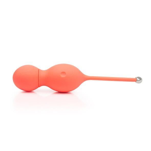 We-Vibe - Bloom App-Controlled Vibrating Kegel Balls (Orange) WEV1030 CherryAffairs