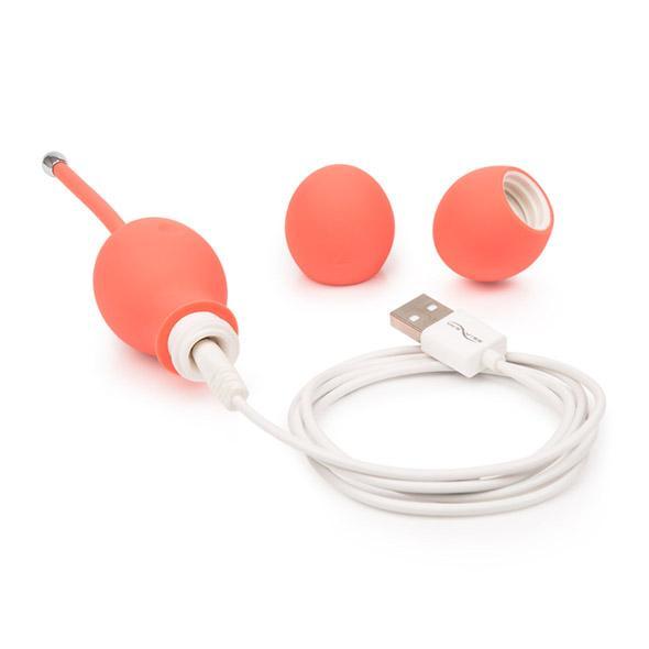 We-Vibe - Bloom App-Controlled Vibrating Kegel Balls (Orange) WEV1030 CherryAffairs