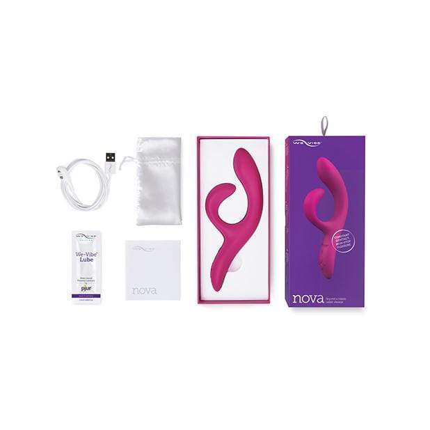 We-Vibe - Nova 2 App-Controlled Flexible Rabbit Vibrator (Fuchsia) WEV1042 CherryAffairs