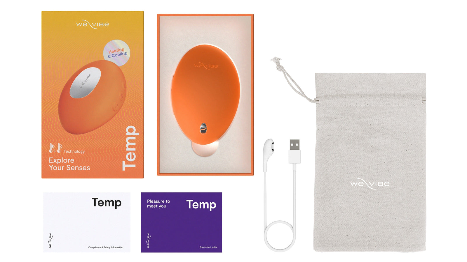 We Vibe - Temp Temperature Play Vibrator Durio.sg