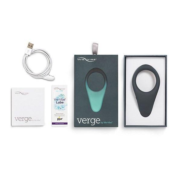 We-Vibe - Verge Vibrating App-Controlled Cock Ring (Slate) WEV1026 CherryAffairs