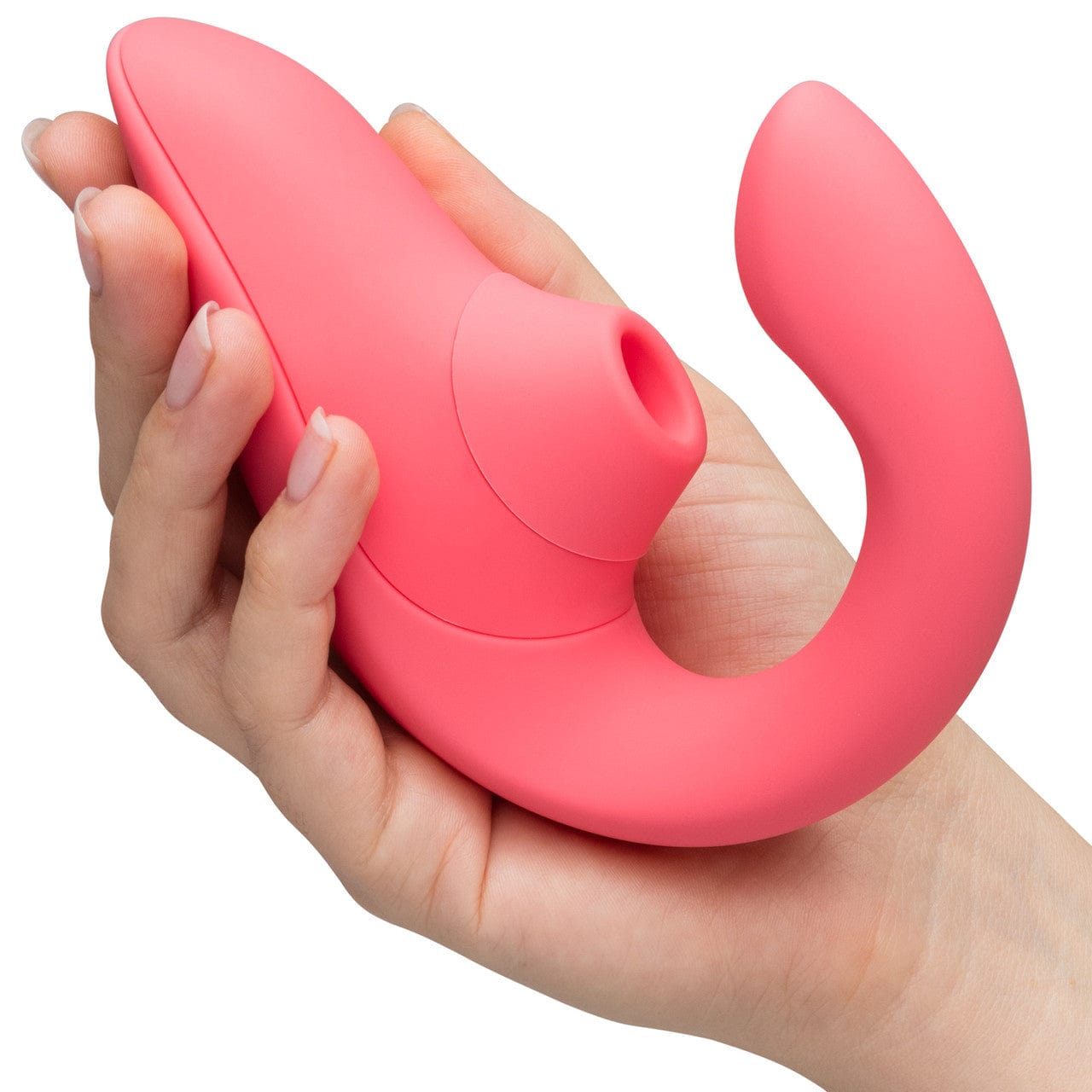 Womanizer - Blend The Original Clitoral Clit Stimulator with G Spot Dildo CherryAffairs