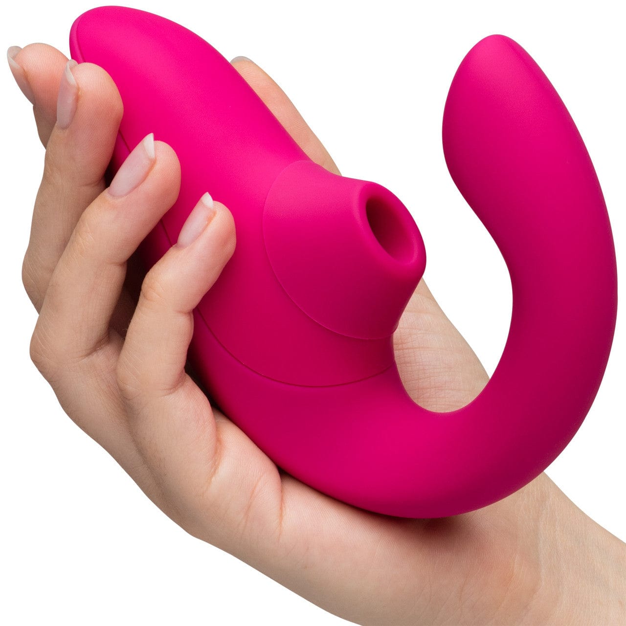 Womanizer - Blend The Original Clitoral Clit Stimulator with G Spot Dildo CherryAffairs