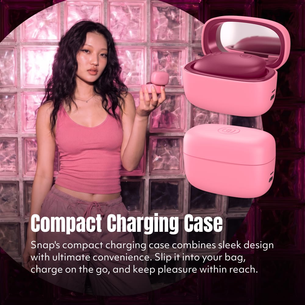 Womanizer - Snap Portable Clitoral Air Stimulator (Crushed Berry) WM1096 Durio.sg