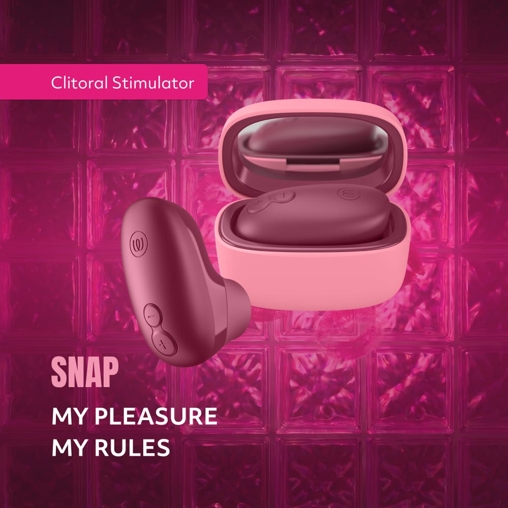 Womanizer - Snap Portable Clitoral Air Stimulator (Crushed Berry) WM1096 Durio.sg