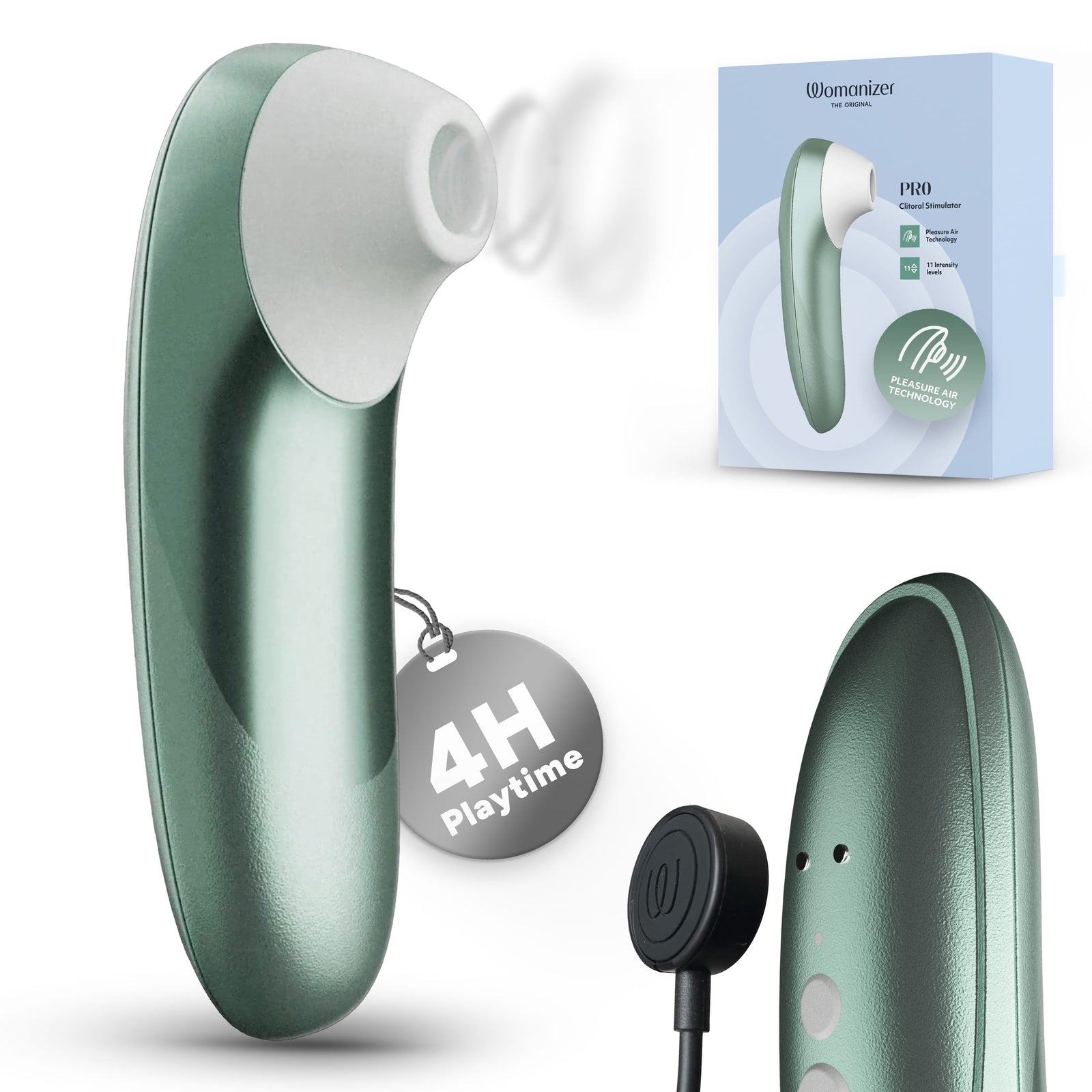Womanizer - Womanizer Pro Clitoral Air Stimulator Massager Durio.sg