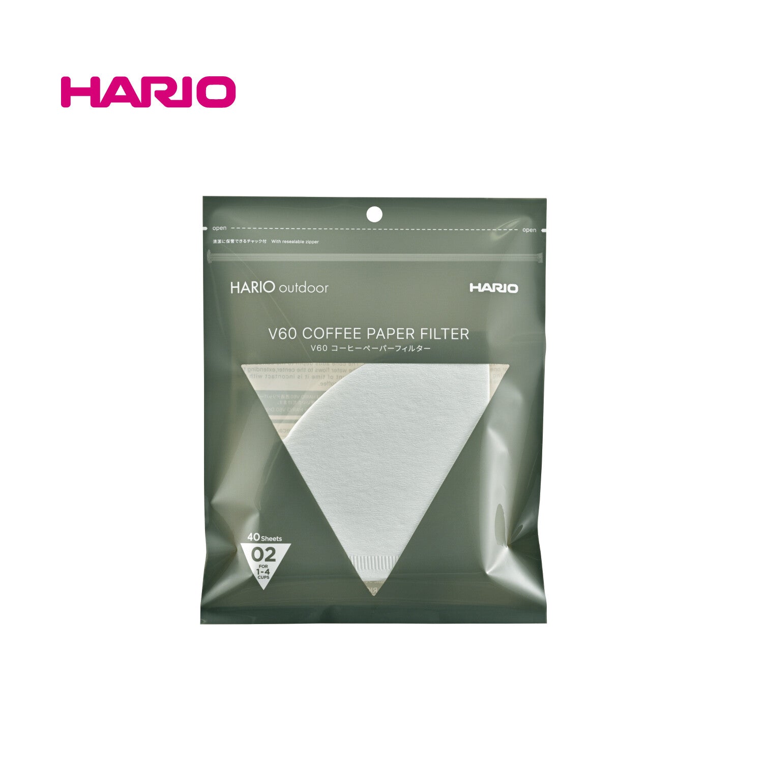 Hario - V60 Coffee Paper Filter 02 40 Pieces (White)