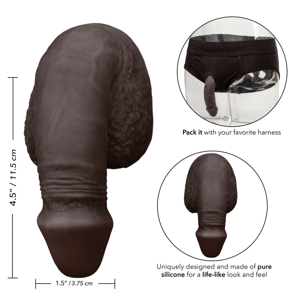 CalExotics - Packer Gear 5-Inch Silicone Packing Penis Packer Durio.sg
