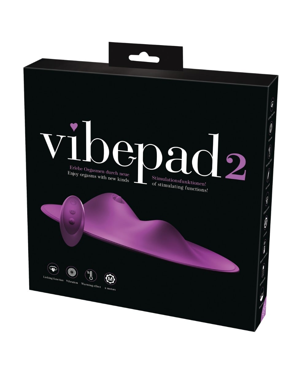 Orion - Vibepad 2 Warming &amp; Licking Clitoral Stimulator (Purple) - Purple