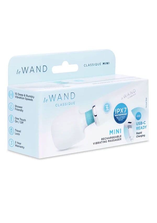 Le Wand - Classique Mini Wand Massager (White) LW1008 Durio.sg