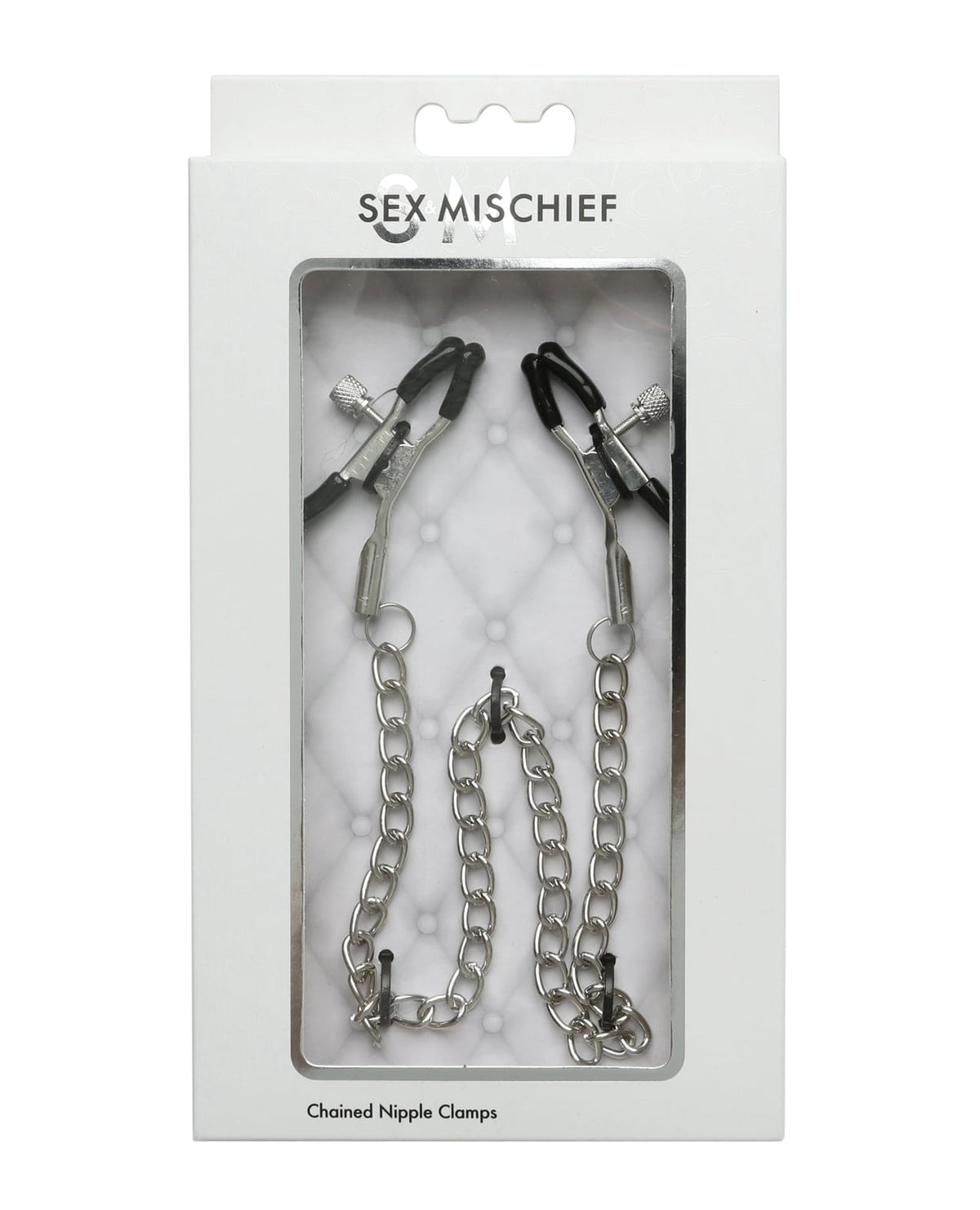 Sportsheets - Sex &amp; Mischief Chained Nipple Clamps - Multi Colour