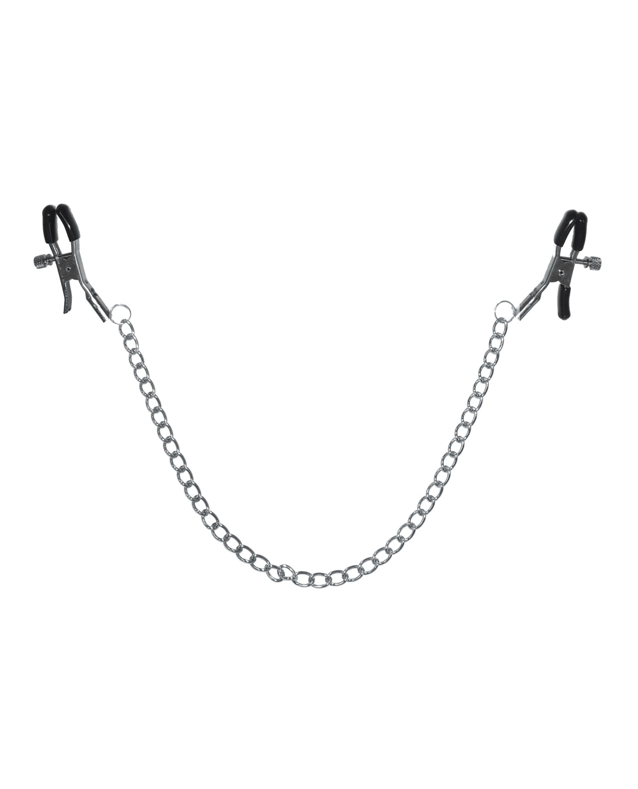 Sportsheets - Sex & Mischief Chained Nipple Clamps - Multi Colour