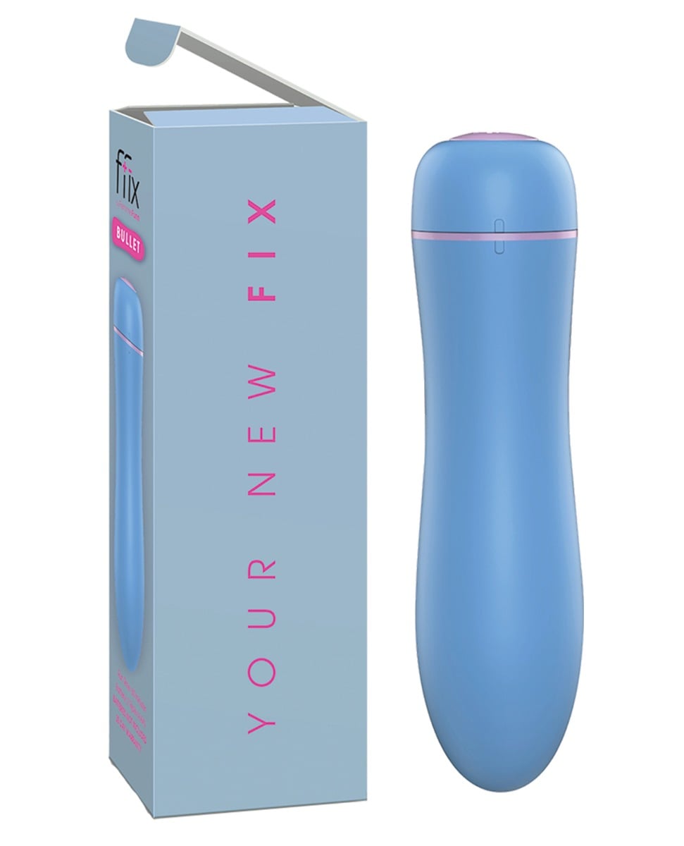 Femme Funn ffix battery-powered bullet vibrator in blue