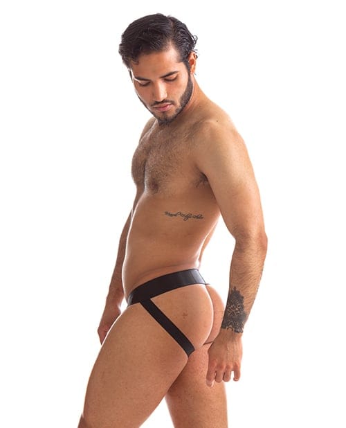 665 - Stealth Sheer Men's Jockstrap Underwear (Black) Durio.sg