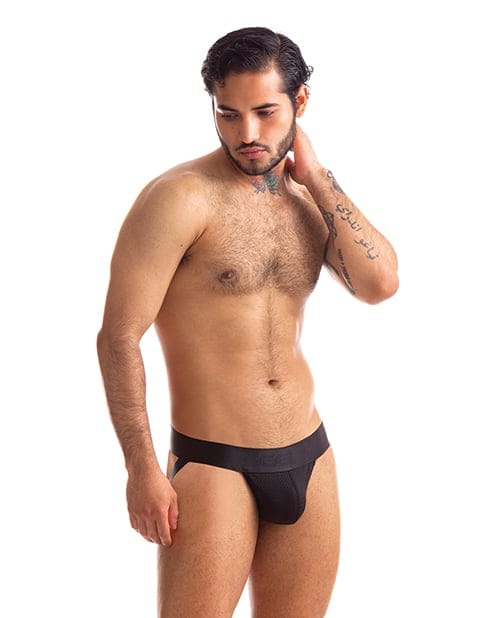 665 - Stealth Sheer Men's Jockstrap Underwear (Black) Durio.sg