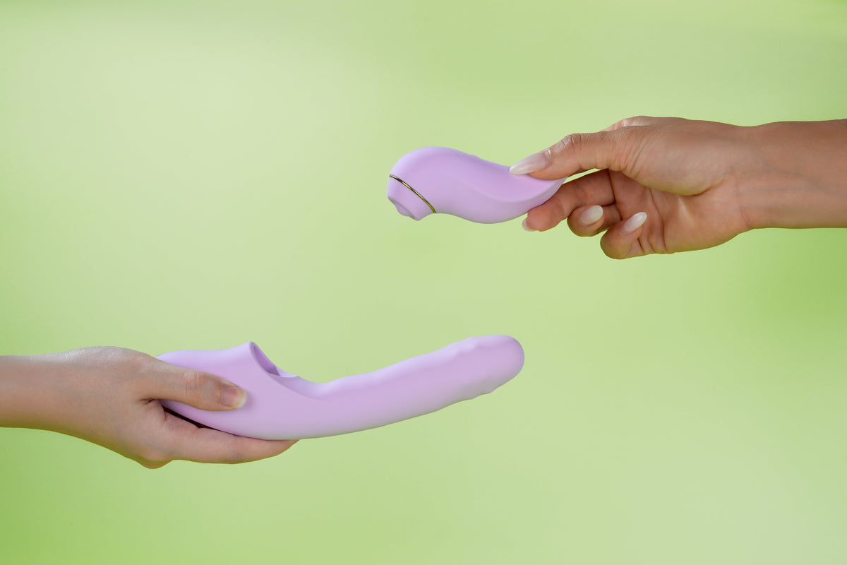 Svakom - DuoGlow App-Controlled Thrusting Beaded G-Spot Vibrator Set
