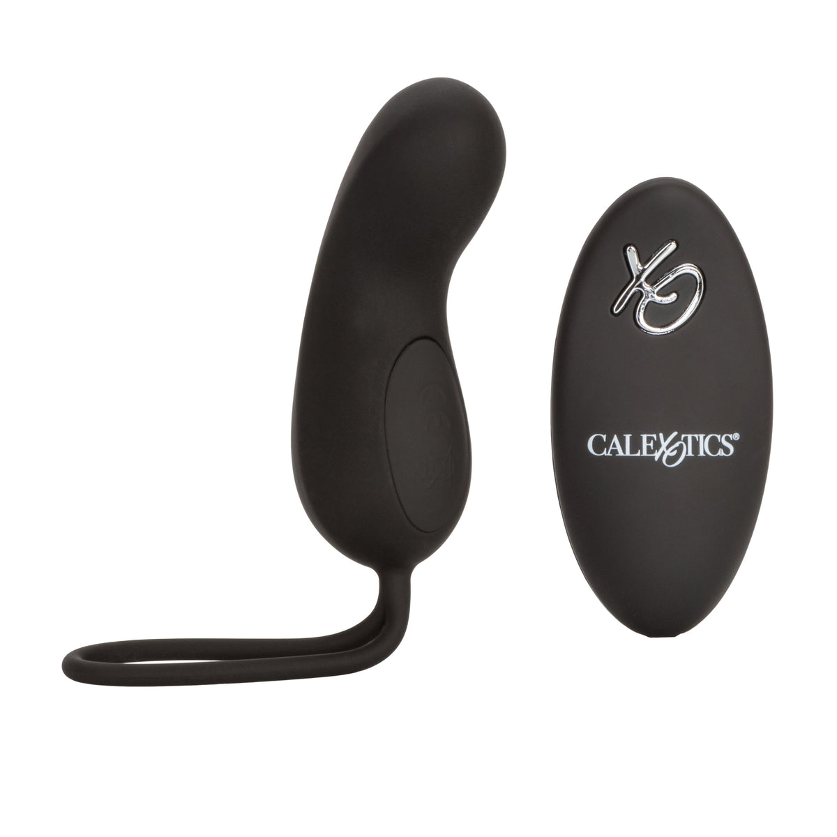 CalExotics - Remote-Control Rechargeable G-Spot Vibrator (Black) - Black