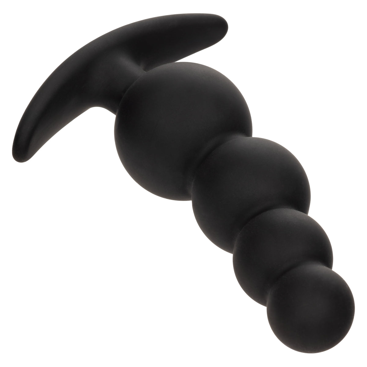 CalExotics - Boundless Beaded Anal Plug (Black) - Black