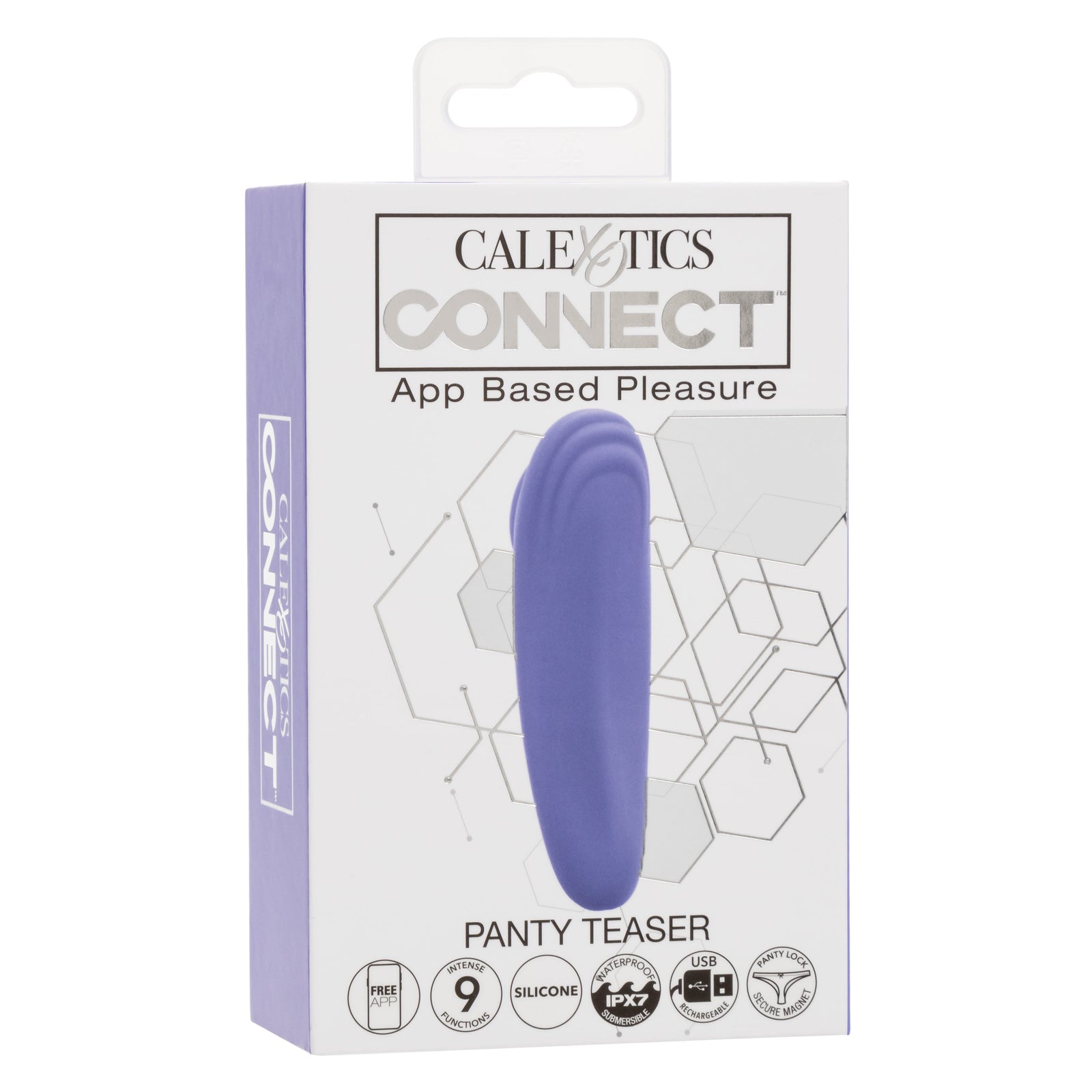 CalExotics - Connect App-Controlled Wearable Panty Vibrator (Purple) - Purple