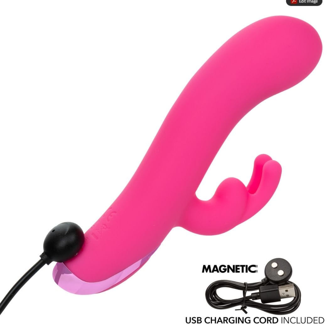 CalExotics - Kroma Turbo G Bunny Rechargeable Rabbit Vibrator (Pink) CE2141 Durio.sg