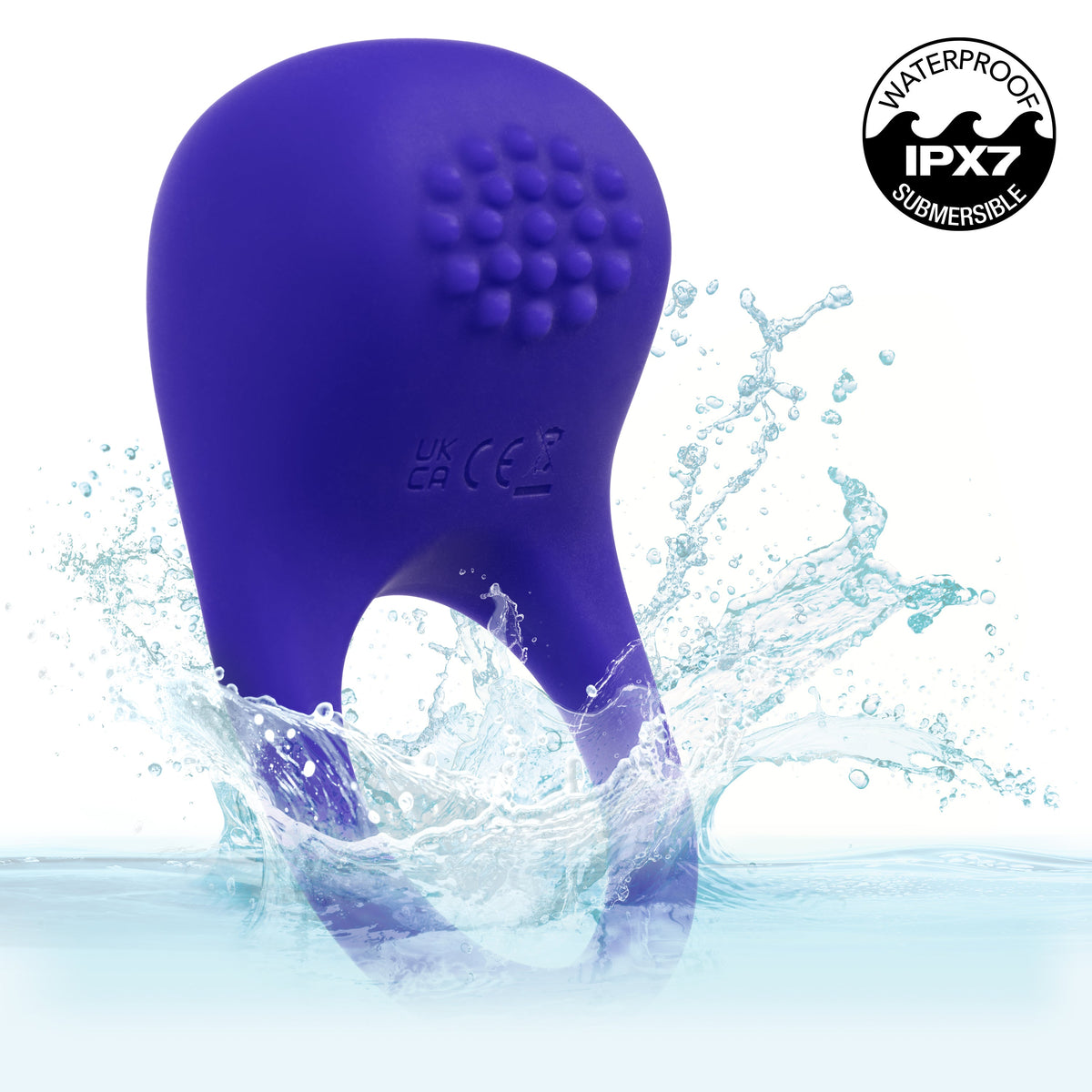 CalExotics - Rumbler Vibrating Cock Ring (Purple) - Purple
