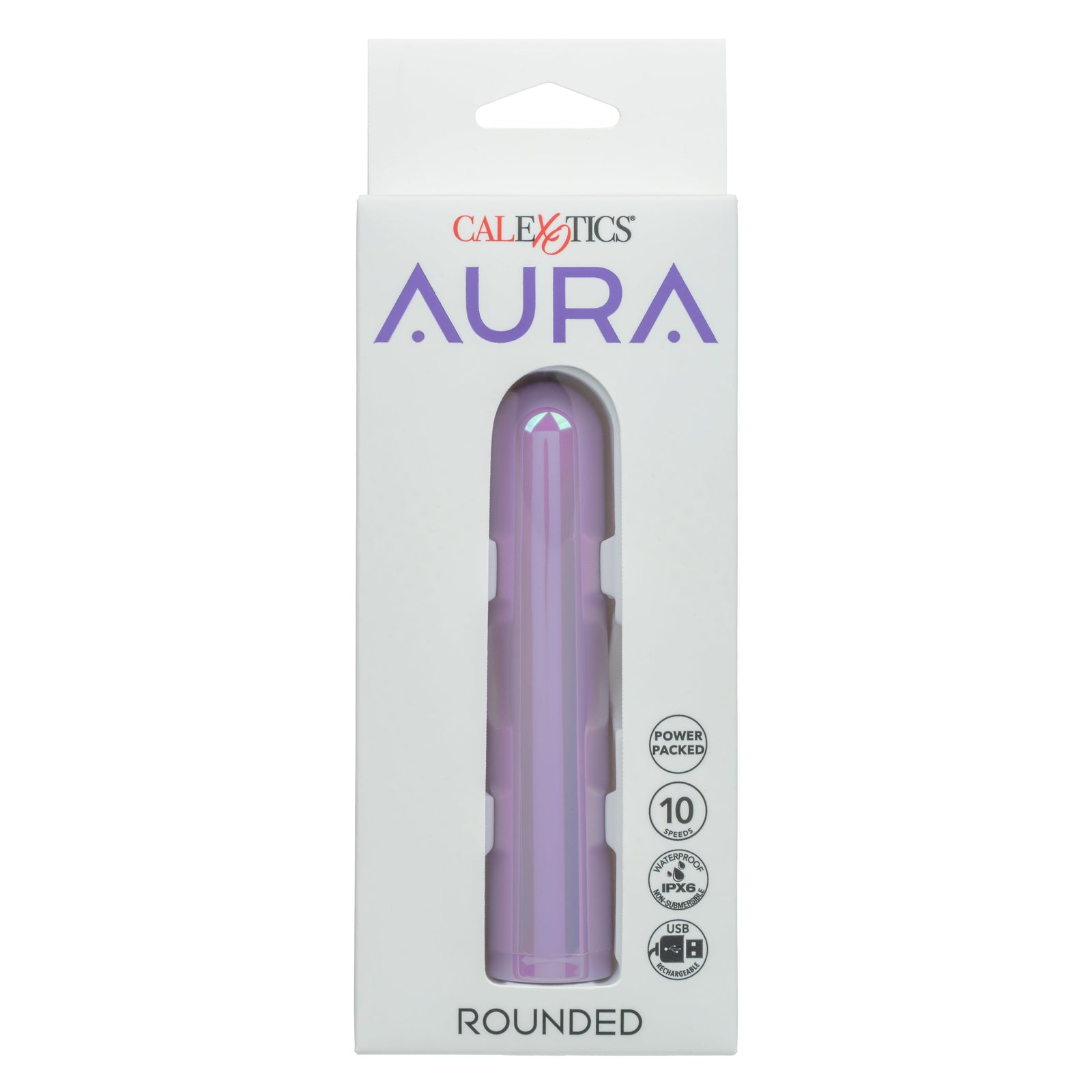 CalExotics - Aura Rounded Bullet Vibrator (Purple) - Purple
