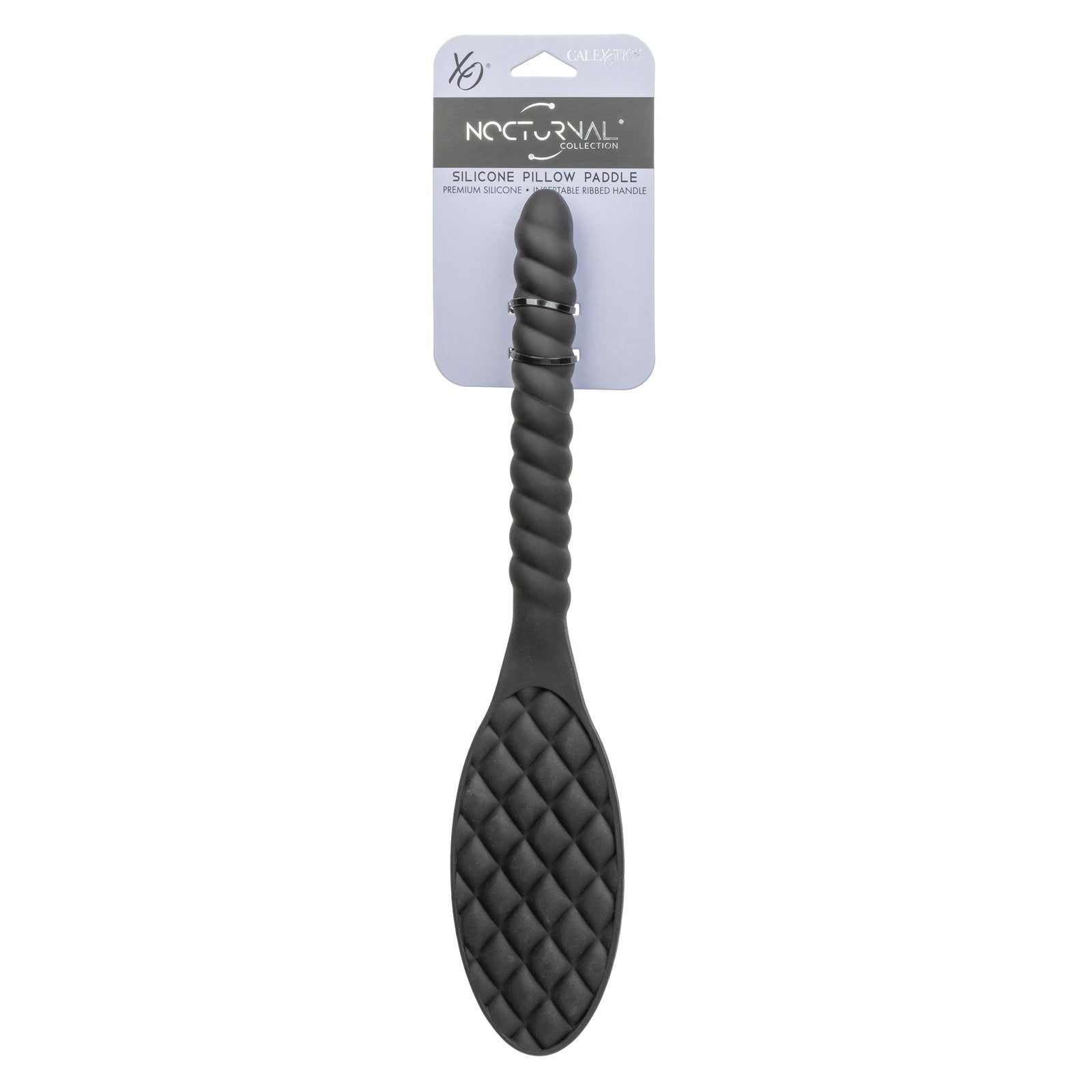 CalExotics - Nocturnal Collection Silicone Pillow Paddle (Black) - Black